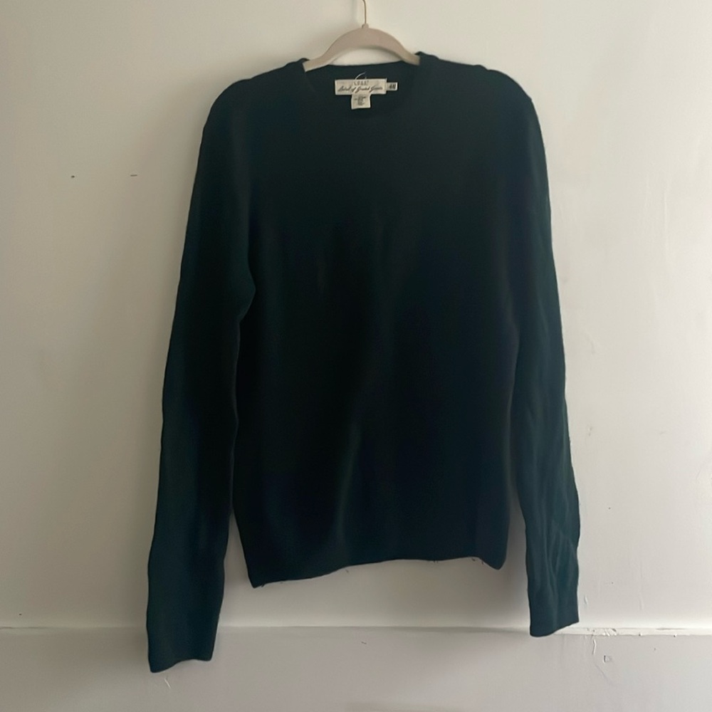 Forest Green Wool Blend Sweater Medium